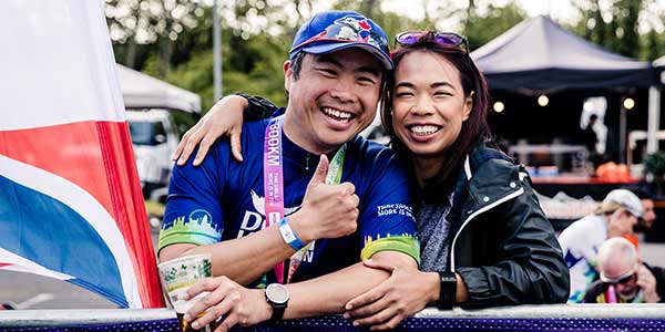 Smiling finishers Dulux London Revolution