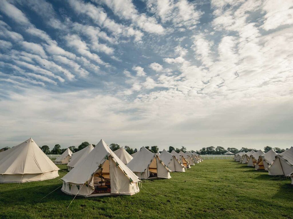 Glamping tents