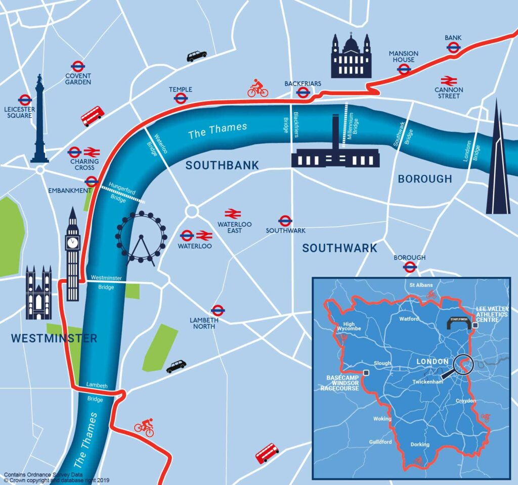 New london route map